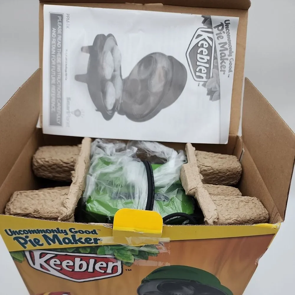 Keebler Mini Pie Maker Countertop Green Non Stick Dessert S'mores‎ Vintage